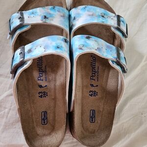 Birkenstock Blue 2 Strap Arizona Size 43 Narrow